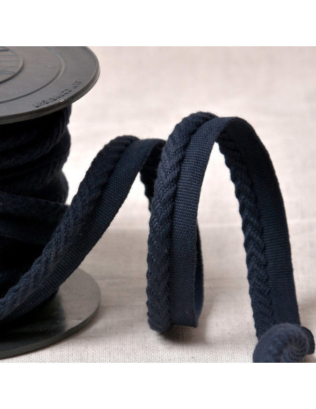 Chevron piping - Navy blue