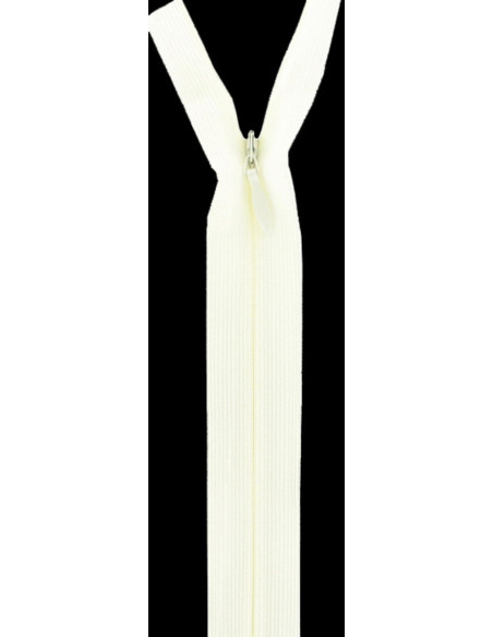 Invisible zipper - Ivory