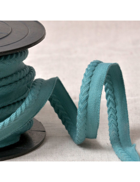 Chevron piping cord - Teal blue