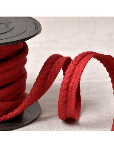 Chevron piping cord - Bordeaux