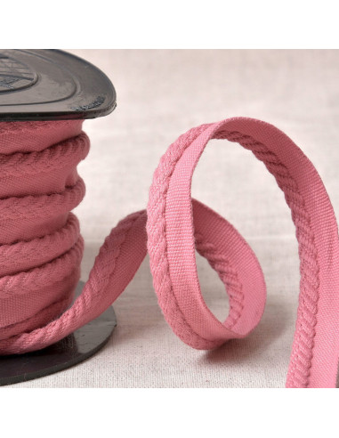 Chevron piping cord - Old pink