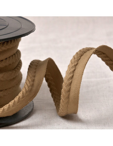 Chevron piping cord - Old gold