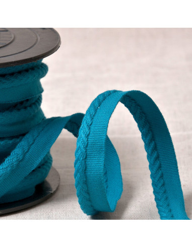 Chevron piping cord - Teal blue