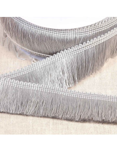 Thick fringe 45 mm - Light gray