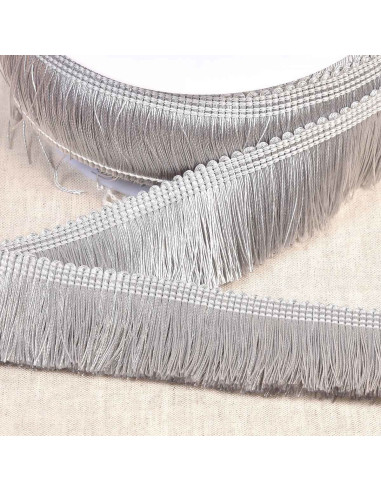 Thick fringe 45 mm - Light gray