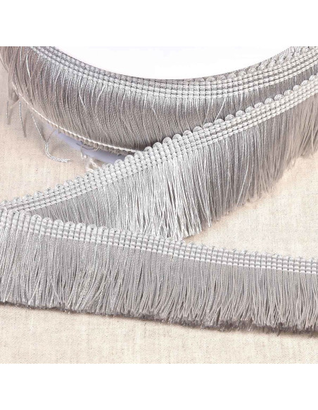 Thick fringe 45 mm - Light gray