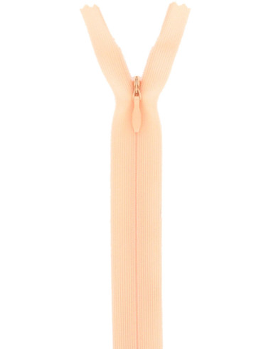 Invisible zipper - Salmon