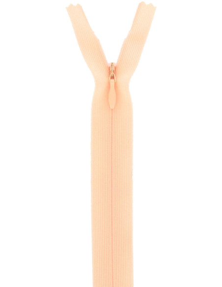 Invisible zipper - Salmon