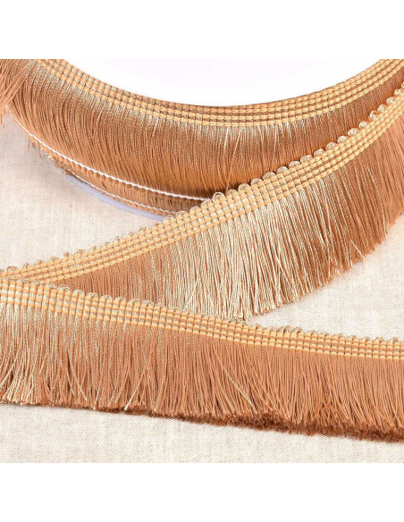 Thick fringe 45 mm - Light brown