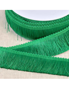 Thick fringe 45 mm - Bright green
