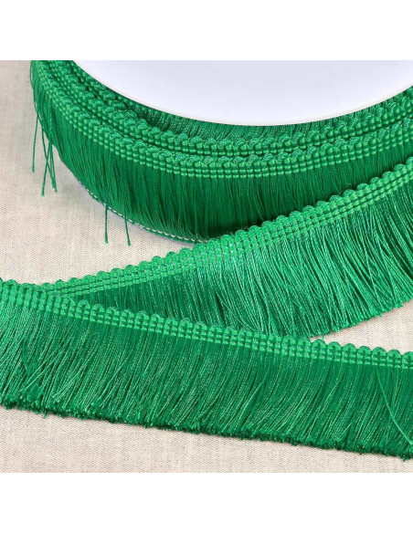 Thick fringe 45 mm - Bright green