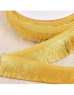 Thick fringe 45 mm - Gold yellow