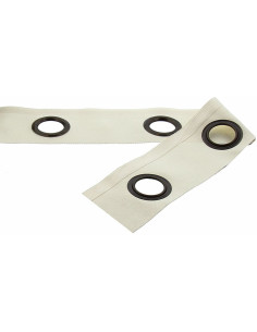 Black eyelet band - Off-white
