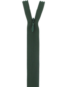 Invisible zipper - Lichen green