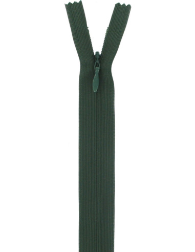 Invisible zipper - Lichen green