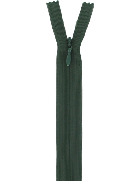 Invisible zipper - Lichen green