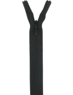 Invisible zipper - Black