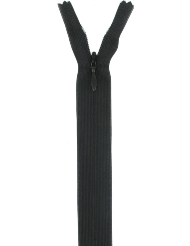 Invisible zipper - Black