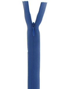 Invisible zipper - Bugatti blue