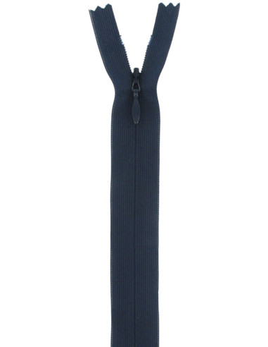 Invisible zipper - Navy blue