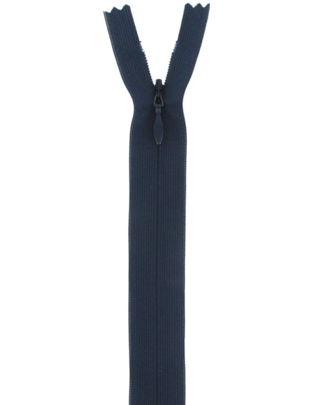Invisible zipper - Navy blue