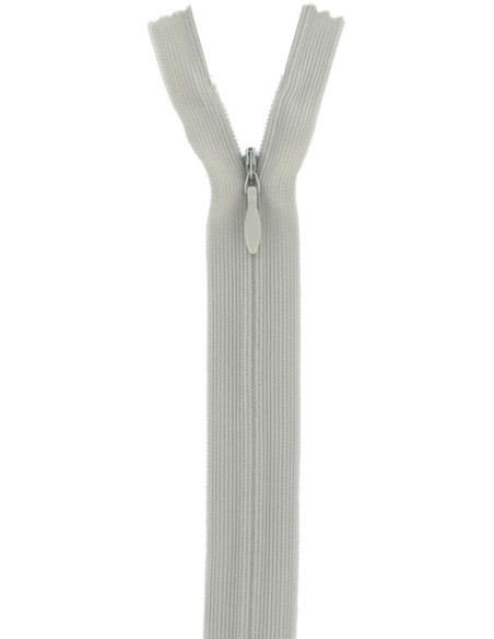 Invisible zipper - Light gray