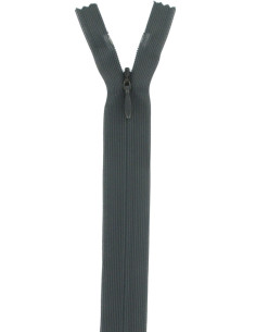Invisible zipper - Anthracite gray