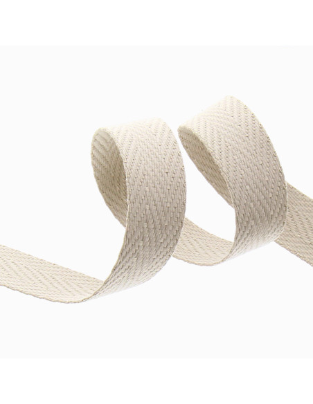 Chevron bag strap - Beige