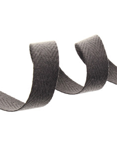Chevron bag strap - Anthracite gray