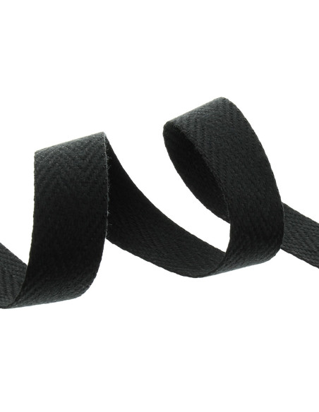 Chevron bag strap - Black