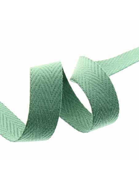 Chevron bag strap - Sage green