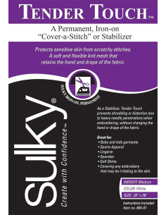 Sulky Tender Touch Embroidery Protection - 50 cm x 90 cm