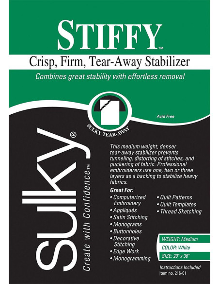 Tear-away stabilizer Sulky Stiffy