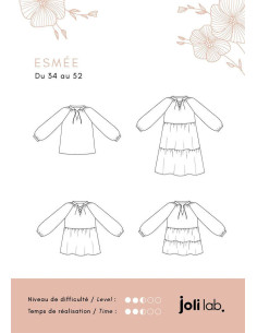 Esmée blouse and dress pattern - Joli Lab 2