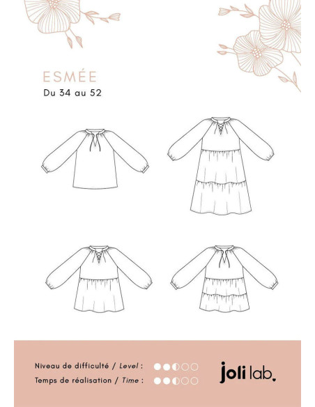 Esmée blouse and dress pattern - Joli Lab