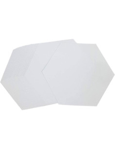 Set of 125 Paper Pieces Hexagons 3/4in 2