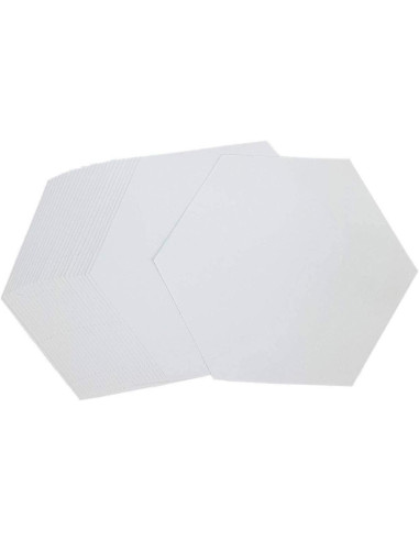 Set of 125 Paper Pieces Hexagons 3/4in