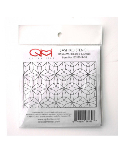 Set of 2 templates for sashiko stencil - Hana Zashi