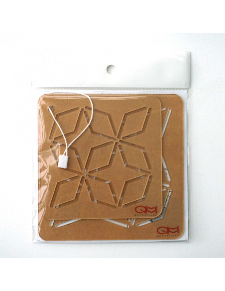 Set of 2 templates for sashiko stencil - Kaku-Shippo