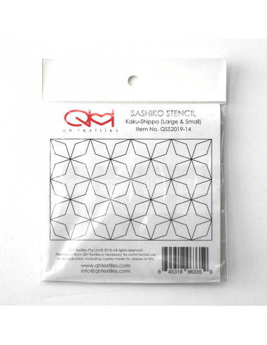 Set of 2 templates for sashiko stencil - Kaku-Shippo