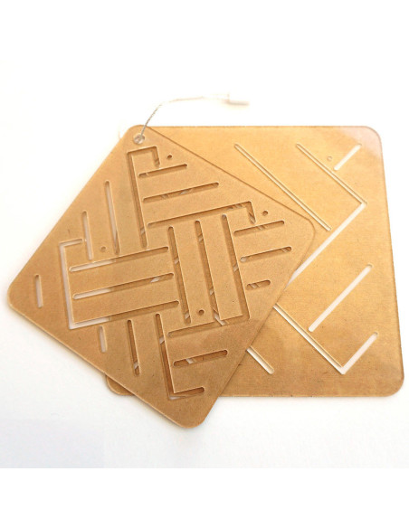 Set of 2 templates for sashiko stencil - Ami-Shiro