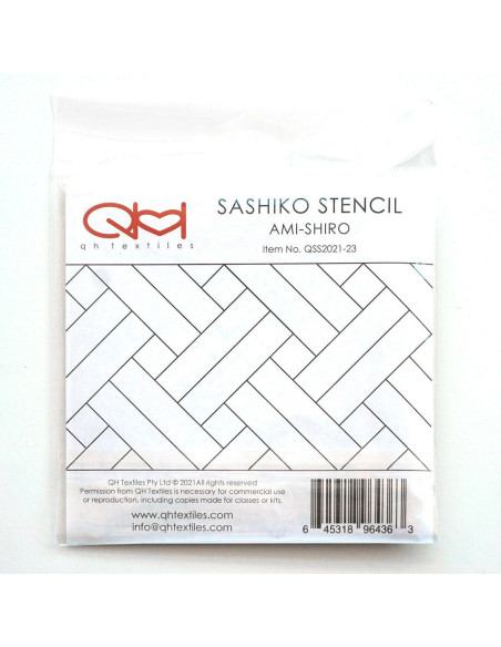 Set of 2 templates for sashiko stencil - Ami-Shiro