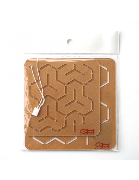 Set of 2 templates for sashiko stencil - Bishamon-Kikko