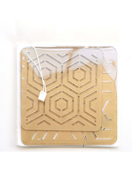 Set of 2 templates for sashiko stencil - Kikkou