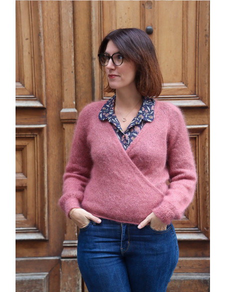 Knitting Pattern - Naëlle Wrap Cardigan - Lise Tailor