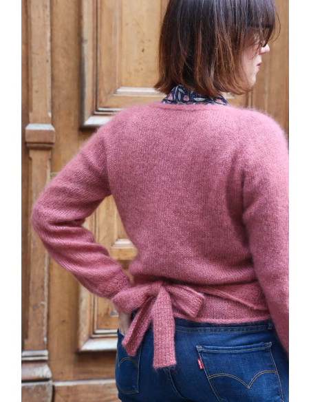 Knitting Pattern - Naëlle Wrap Cardigan - Lise Tailor