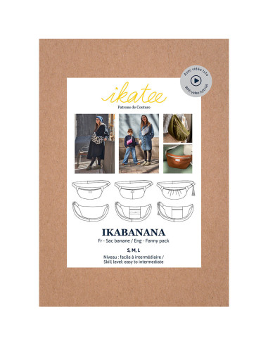 Ikabanana Fanny Pack Pattern - Ikatee