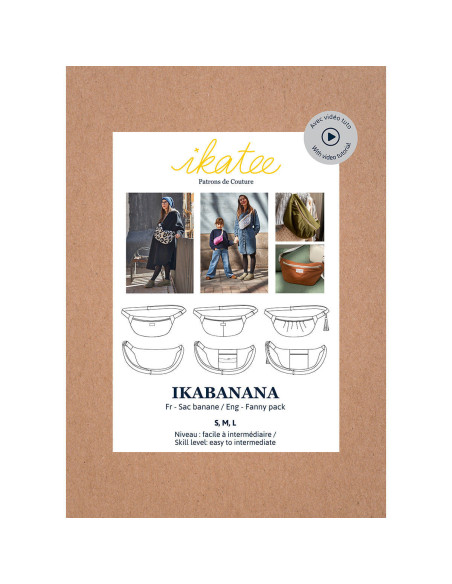 Ikabanana Fanny Pack Pattern - Ikatee