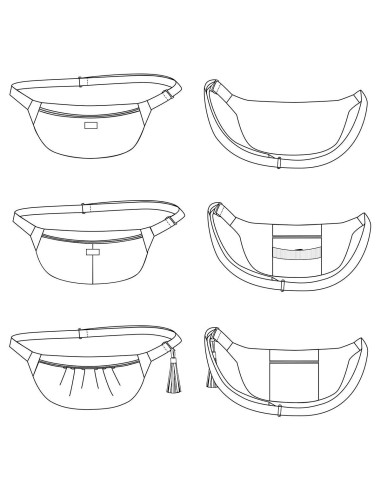 Ikabanana Fanny Pack Pattern - Ikatee