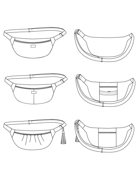 Ikabanana Fanny Pack Pattern - Ikatee